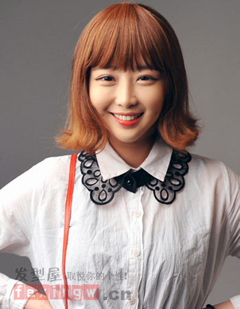  韓式女生時尚髮型   短髮外卷人氣爆棚
