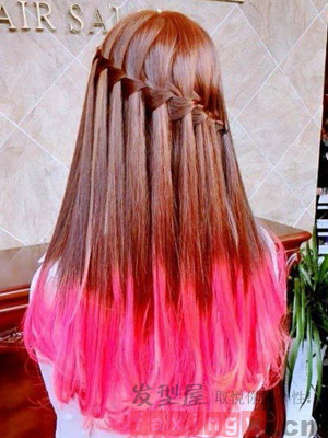2015粉色系染髮髮型圖片  嬌嫩糖果粉最吸睛