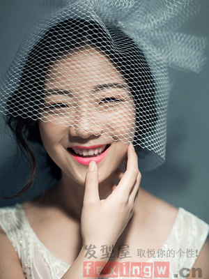 優雅韓式新娘妝髮型精選  婚紗照必選造型設計
