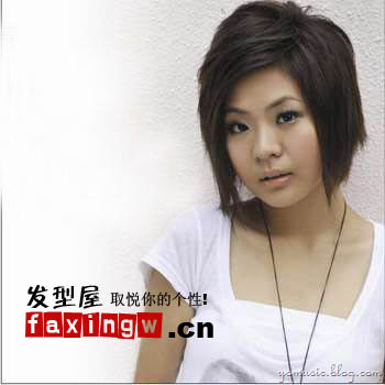 香港人氣歌手馮曦妤圓臉髮型圖片