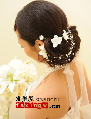   2012新款日系新娘髮型 綻放唯美浪漫氣息