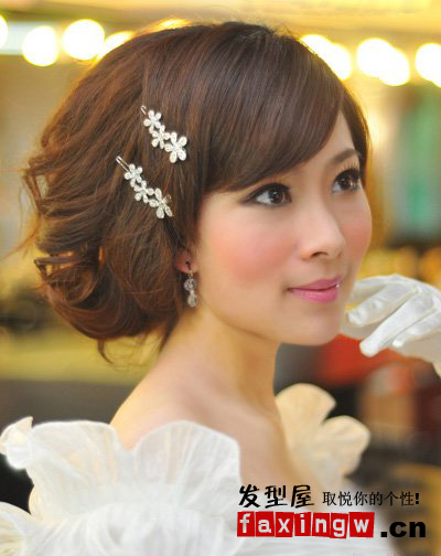 2012年最新韓式新娘髮型圖片分享