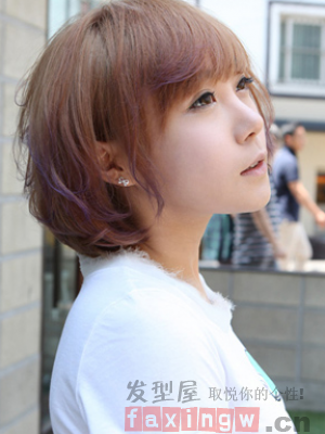 韓國女生可愛短髮髮型 清新減齡更甜美