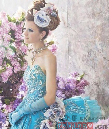 2013個性新娘髮型設計推薦   夏日公主收穫浪漫回憶