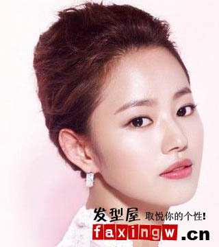 2012時尚浪漫的韓式新娘髮型圖片推薦