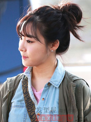 女生甜美可愛髮型設計  俏皮髮型趕走單調