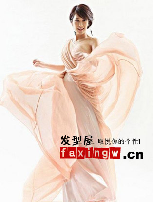 名模孟廣美新娘髮型圖片 風姿綽約