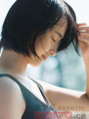 日式自然系女生短髮  清新可人鄰家范兒