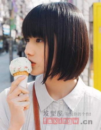 小清新齊脖短髮髮型 打造時尚女生魅力