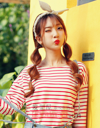 韓式女生扎發髮型 簡單甜美提人氣