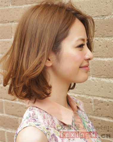 2013韓式中短髮燙髮 塑全新甜美OL形象