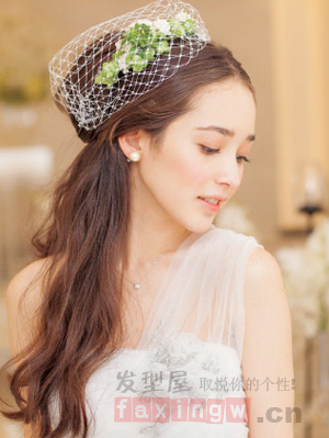 新娘髮型圖片2015最新款 仙范新娘最迷人