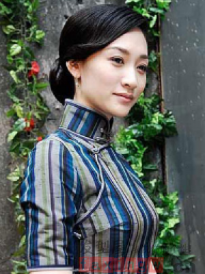 中式旗袍髮型圖片 典雅高貴氣質范