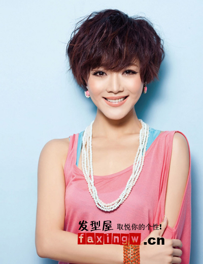 超帥氣女生短髮髮型圖片