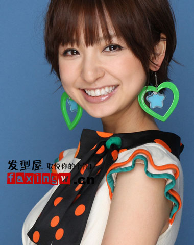 AKB48篠田麻里子超清新短髮髮型圖片大全