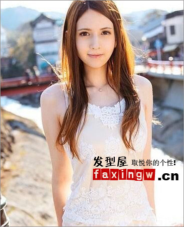 日系網路美女瀧澤蘿拉甜美髮型 長發清純可愛
