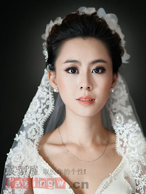  韓式新娘無劉海髮型精選 精緻美貌自然彰顯