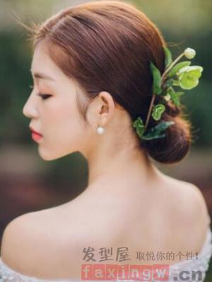 精緻唯美的新娘盤發髮型 仙氣滿滿更迷人