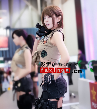 韓國Showgirl許允美清純性感髮型圖片欣賞