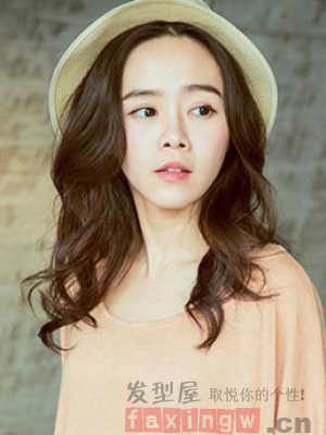 韓式捲髮髮型圖片 簡單時尚氣質甜美