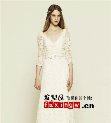 2013春夏新穎新娘髮型設計圖片  創意你的新娘造型