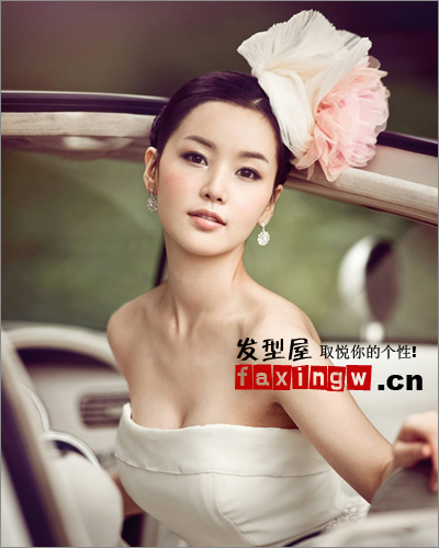 2012韓式婚紗照新娘髮型圖片 清純淡雅更迷人