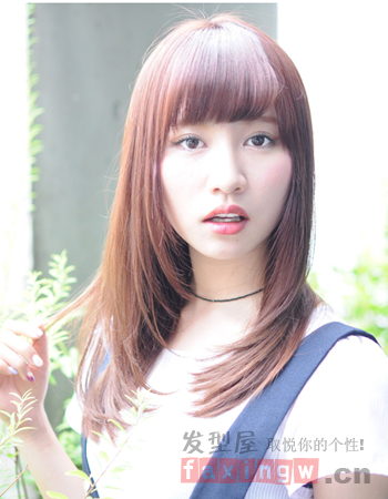 日系齊劉海髮型圖片 甜美可愛又修顏