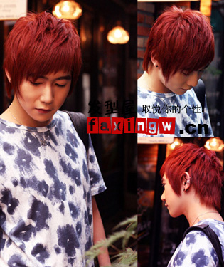 2010男生流行髮型顏色 紅髮襲來