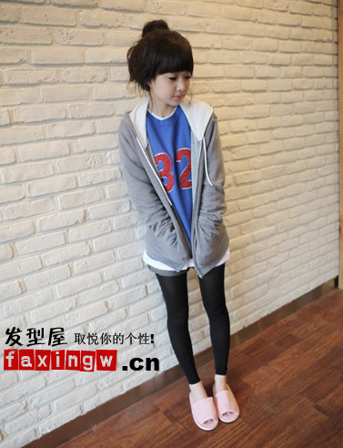 精美恩典髮型圖片 做可愛韓國女孩