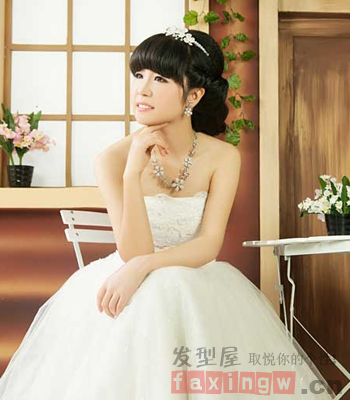 2014最新韓式新娘髮型 打造美麗俏皮小嬌娘