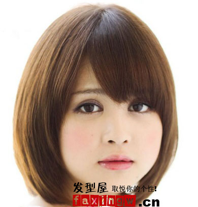 夏日清新甜美女生直短髮分享