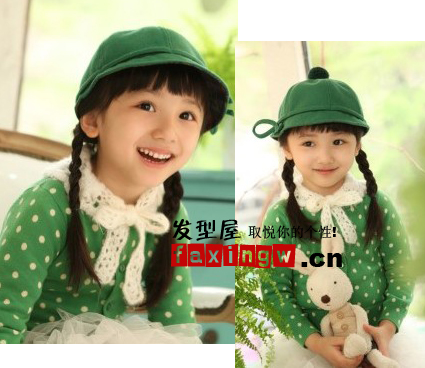 精靈甜美女兒童可愛髮型