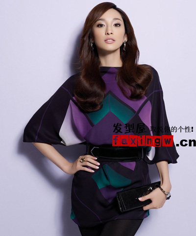 氣質女星吳佩慈優雅寫真髮型圖片