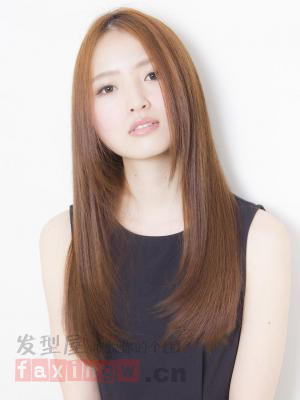 顯瘦可愛髮型直發