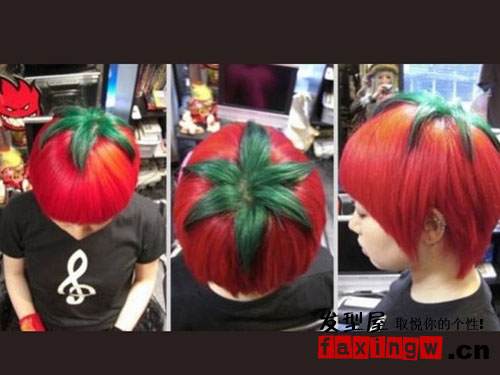 可愛番茄頭髮型潮爆街頭 盤點日本造型師的另類時尚髮型