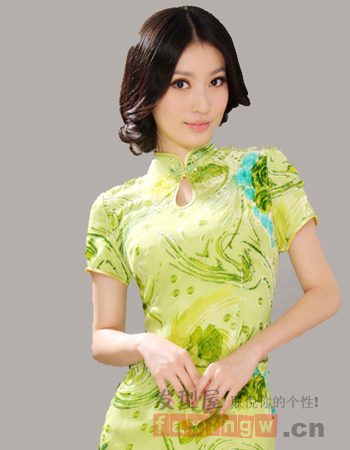 女生旗袍髮型圖片 盡顯高貴優雅氣質感