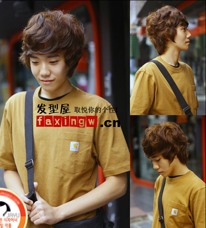 09韓式男生街拍髮型
