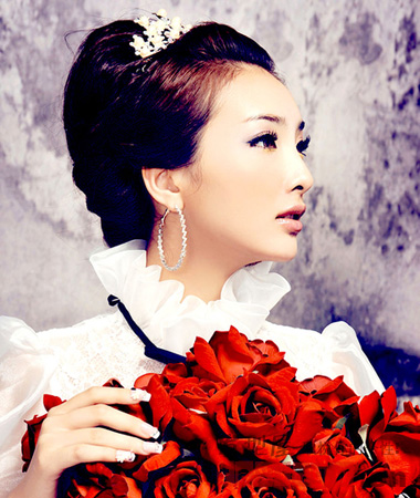 2014最新韓式新娘髮型圖片  成就你的完美新娘