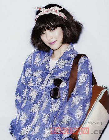  2015崔雪莉短髮髮型    親身示範優雅知性