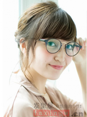 可愛丸子頭扎法圖解欣賞