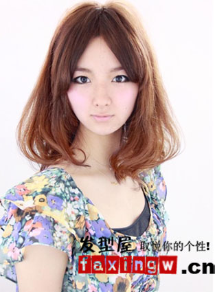 最新6款日系女生中長發髮型