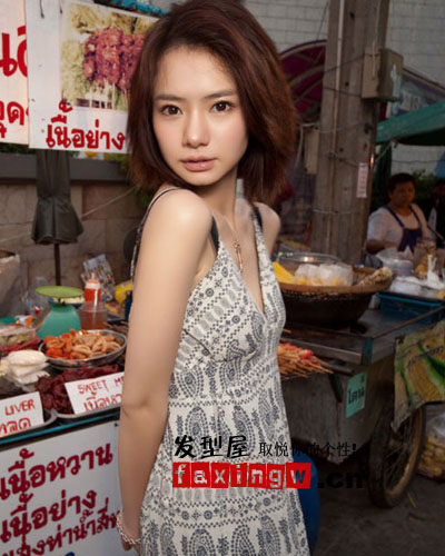 戚薇《放開愛》奪冠 赴泰國拍寫真短髮髮型浪漫甜美