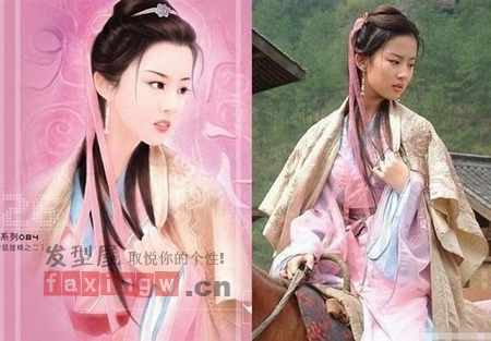 經典古裝美女髮型回顧 真人VS畫卷古代髮型欣賞
