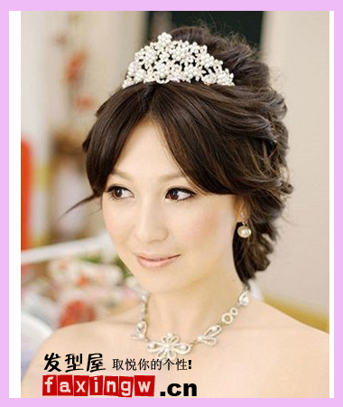 2012韓式新娘盤發打造浪漫與時尚