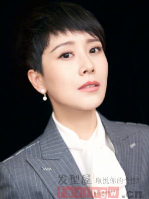 短髮女神海清的髮型 處處透著時尚范
