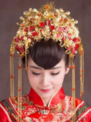 中式新娘髮型 打造浪漫唯美范