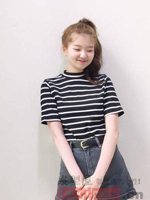 女學生長發頭型 清純時尚風格