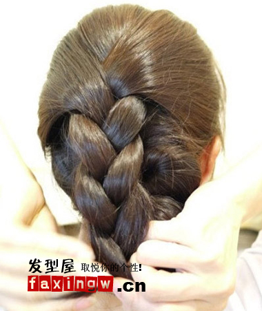 中分女生麻花辮編髮圖片全集