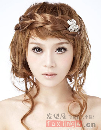 新娘齊劉海髮型圖片 清純可愛魅力十足 