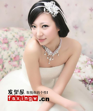 2011年聖誕唯美浪漫韓式新娘髮型推薦